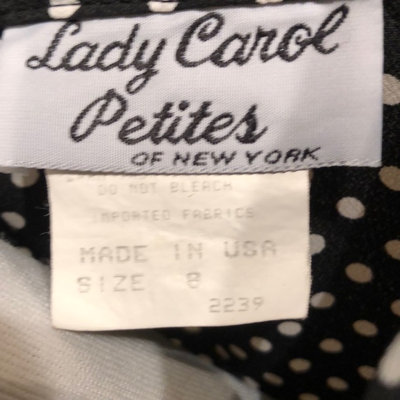 Lady Carol Petites Polka Dot Dress - Picture 2 of 2